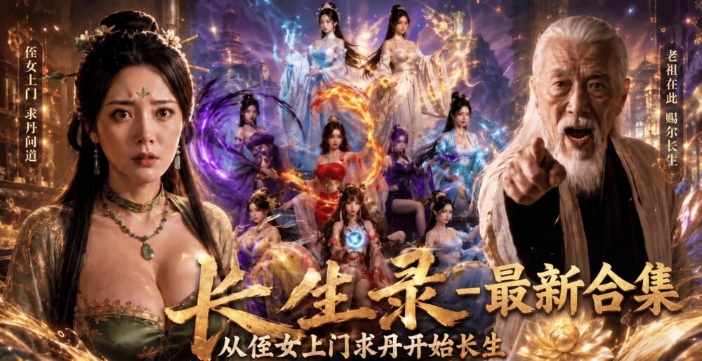 [整理][Ai短剧]长生录[成人版1-21集][正版1-100集] [2v+16.23g][百度盘]